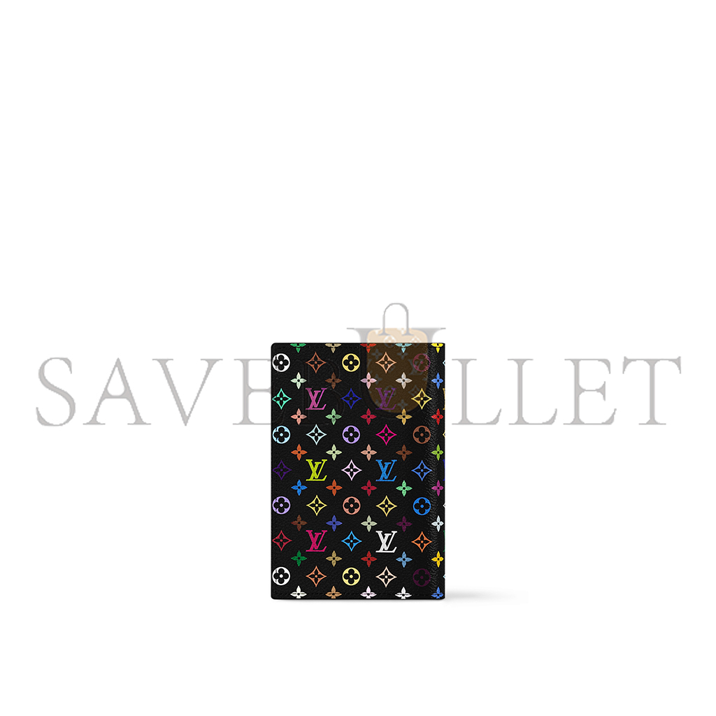 l**is V*t*n murakami lv x tm passport cover m13414 (14*10*2.5cm)